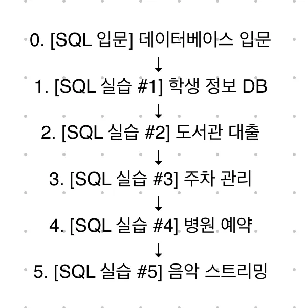 SQL 시리즈 전체 로드맵