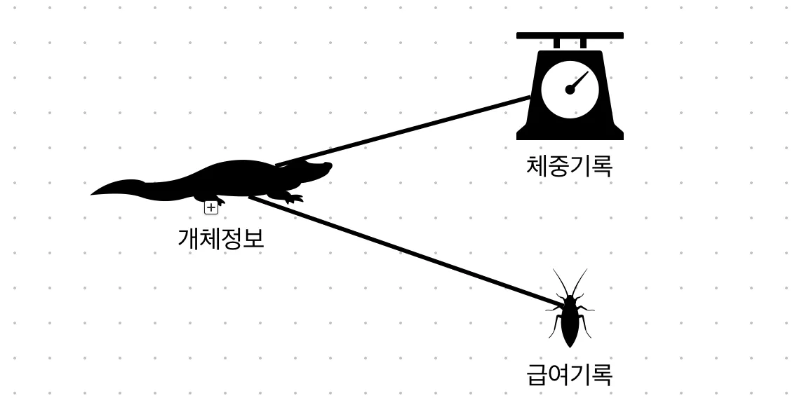 테이블 간 관계를 나타낸 다이어그램